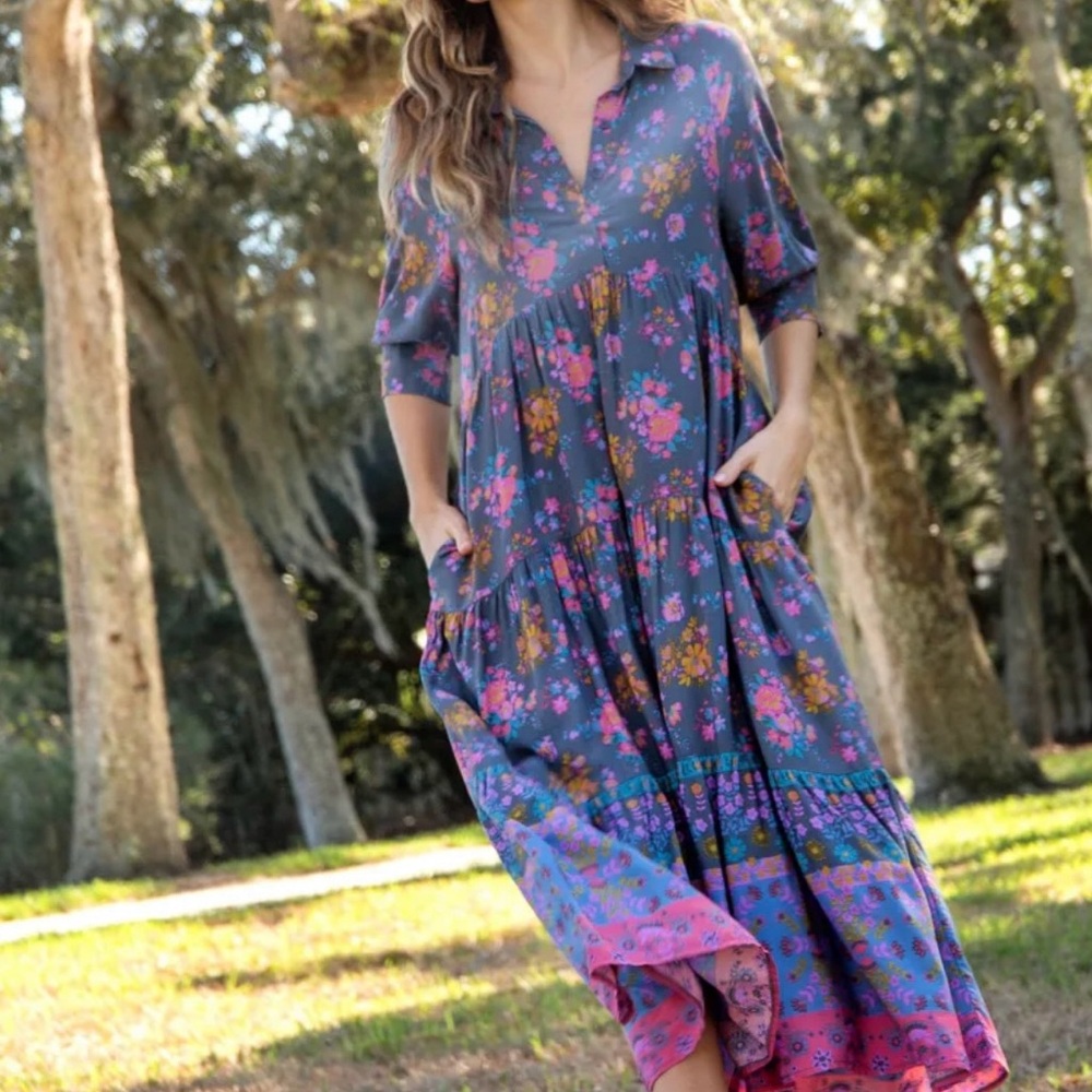 Natural Life Rebecca Tiered Dress